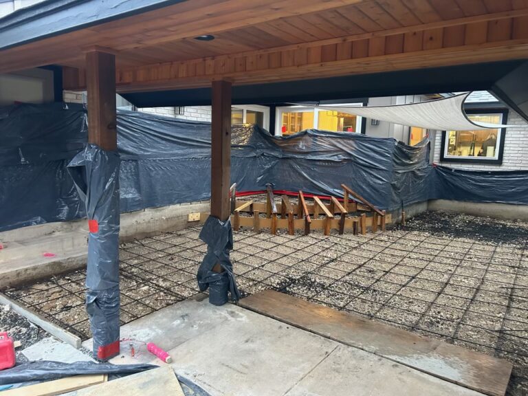 Concrete project before work