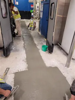 Commercial concrete plumbing repair